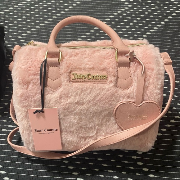 Juicy Couture Faux Fur Satchels - Picture 3 of 6
